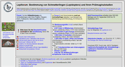 Desktop Screenshot of lepiforum.de