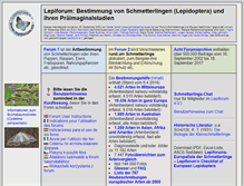 Tablet Screenshot of lepiforum.de